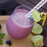 Einfacher, alkohlfreier Himbeer Shake